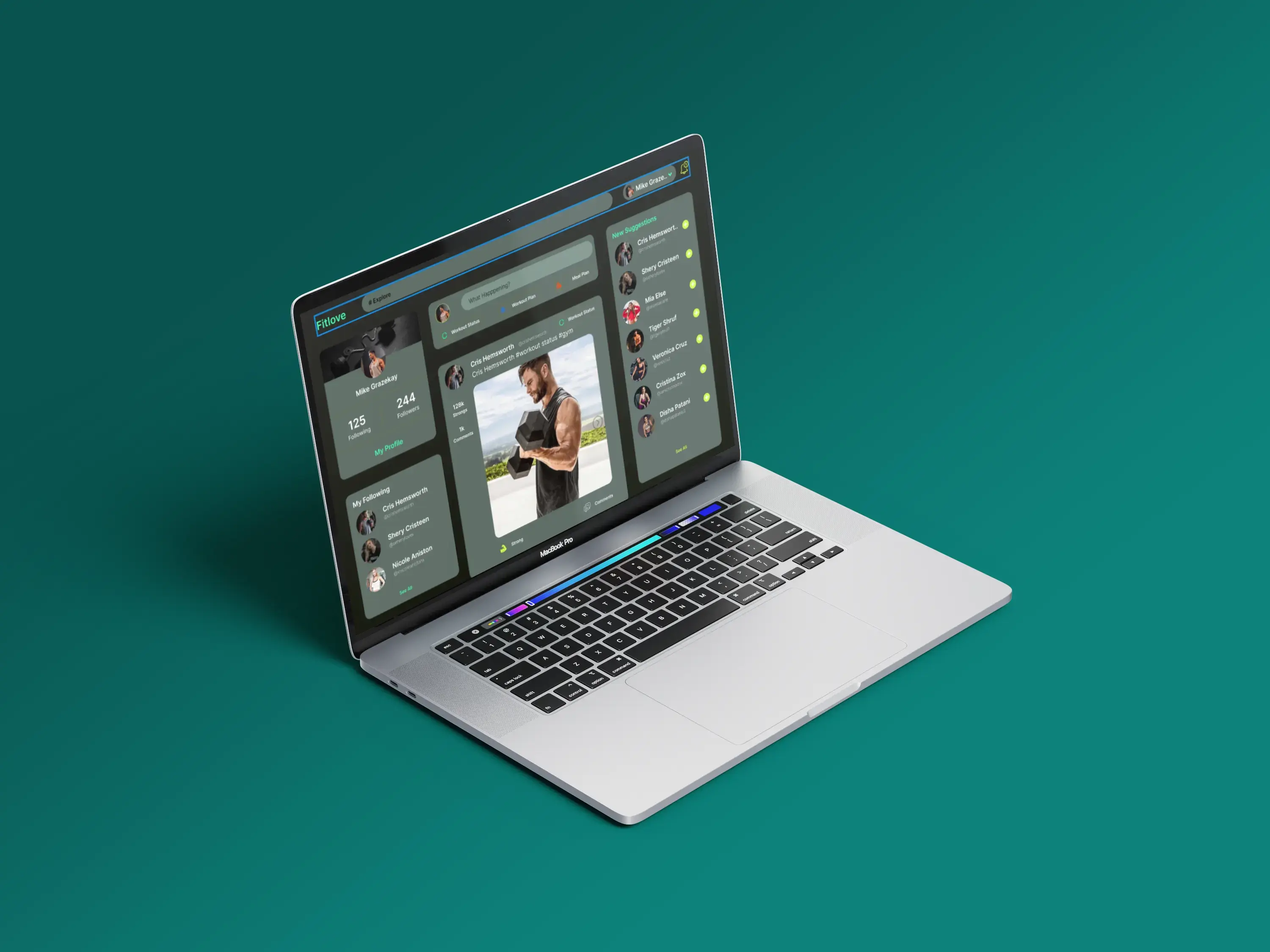 FitLove - Social Fitness Web App